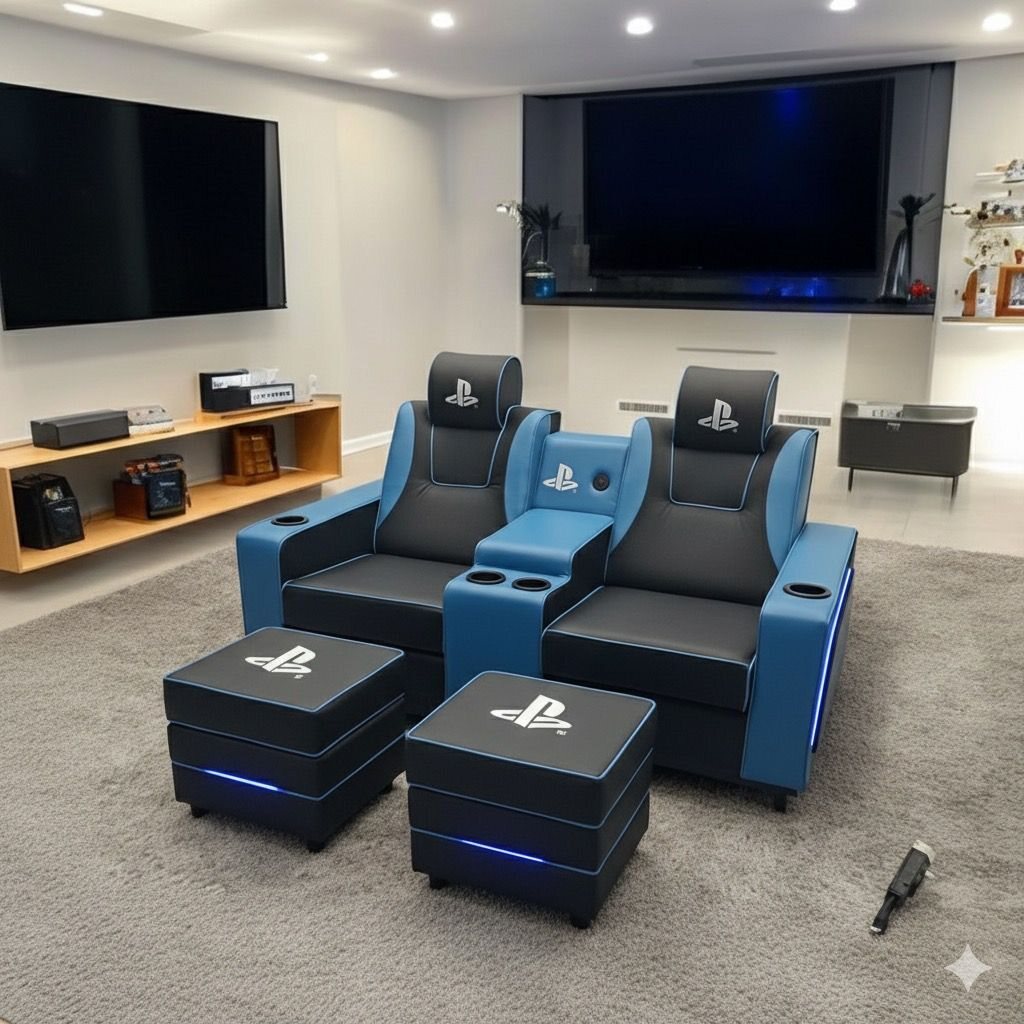 VIP PlayStation Koltuk — 2'li - Premium döşeme (kolay temizlenebilir yüzey)