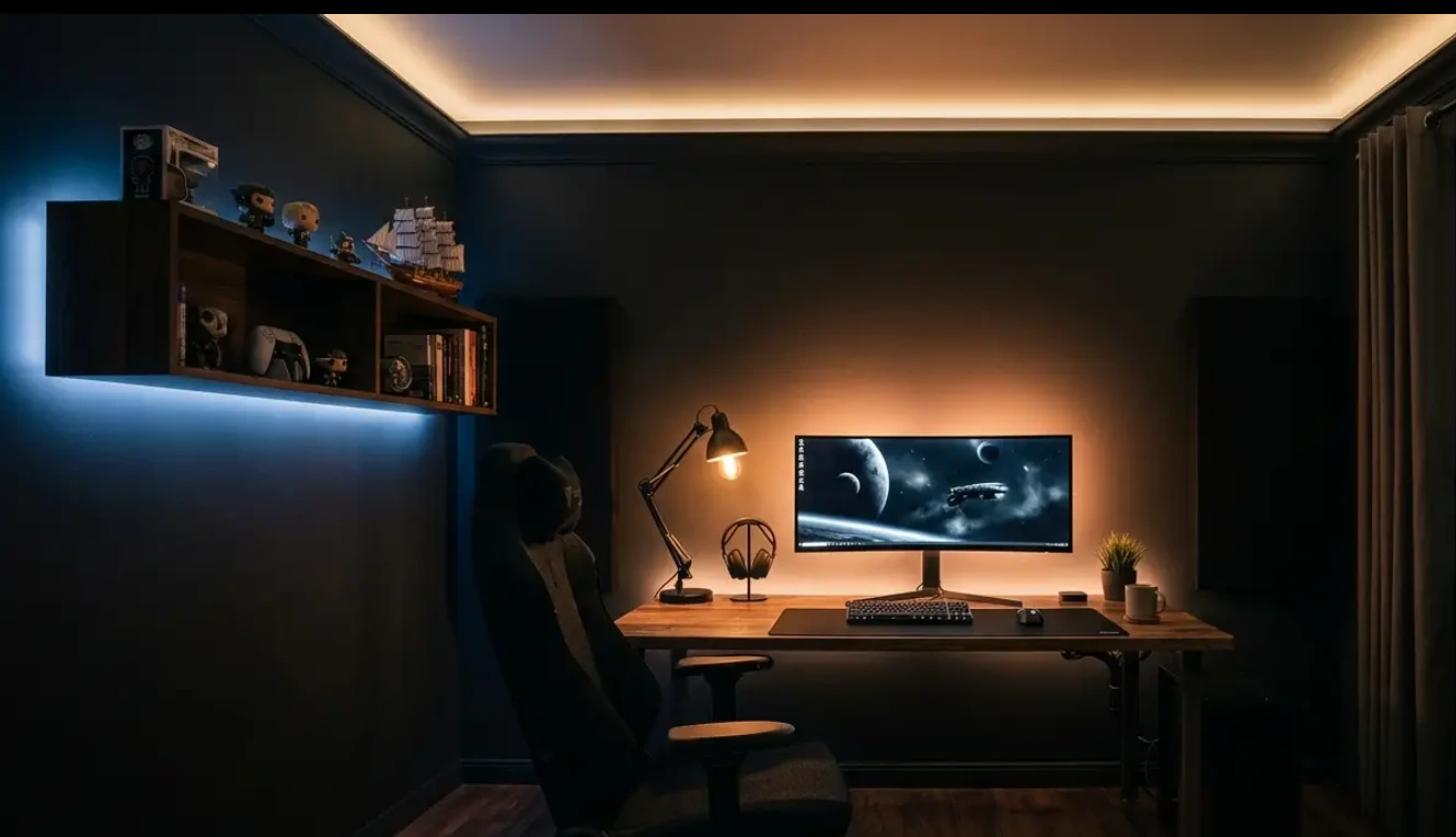 Gaming Odası Işıklandırma: LED, Ambiyans ve Göz Sağlığı (2026)