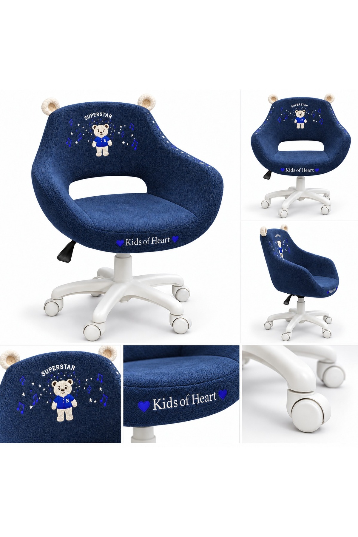 Kids of Heart Çalışma Koltuğu – Mavi görsel 6