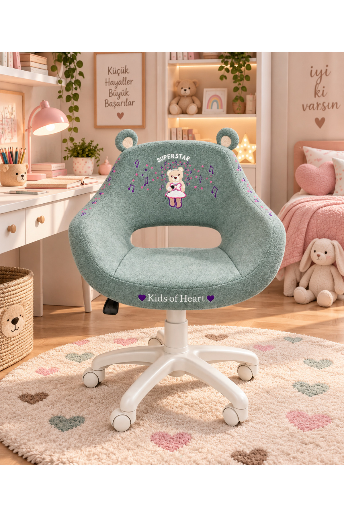 Kids of Heart Çalışma Koltuğu – Yeşil