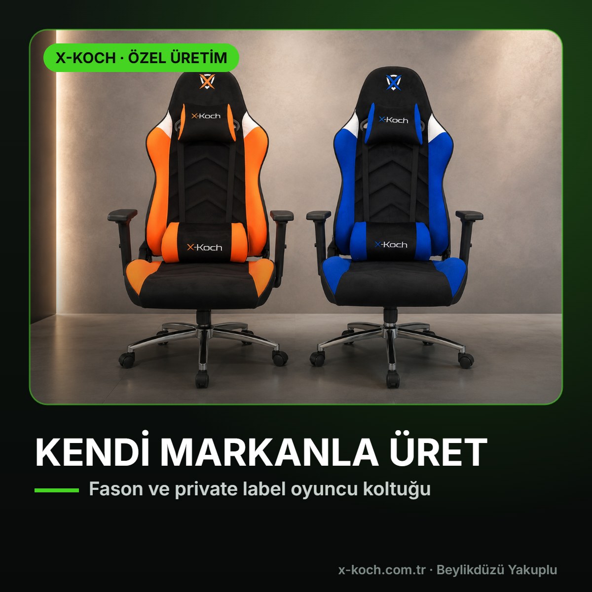 Kendi Markanla Oyuncu Koltuğu Ürettir: Fason ve Private Label Rehberi (2026)