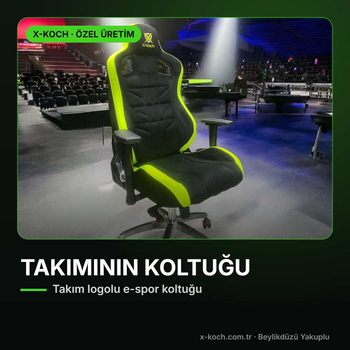 E-Spor Oyuncu Koltuğu: Takım Logolu ve Takım Renklerinde Üretim (2026)
