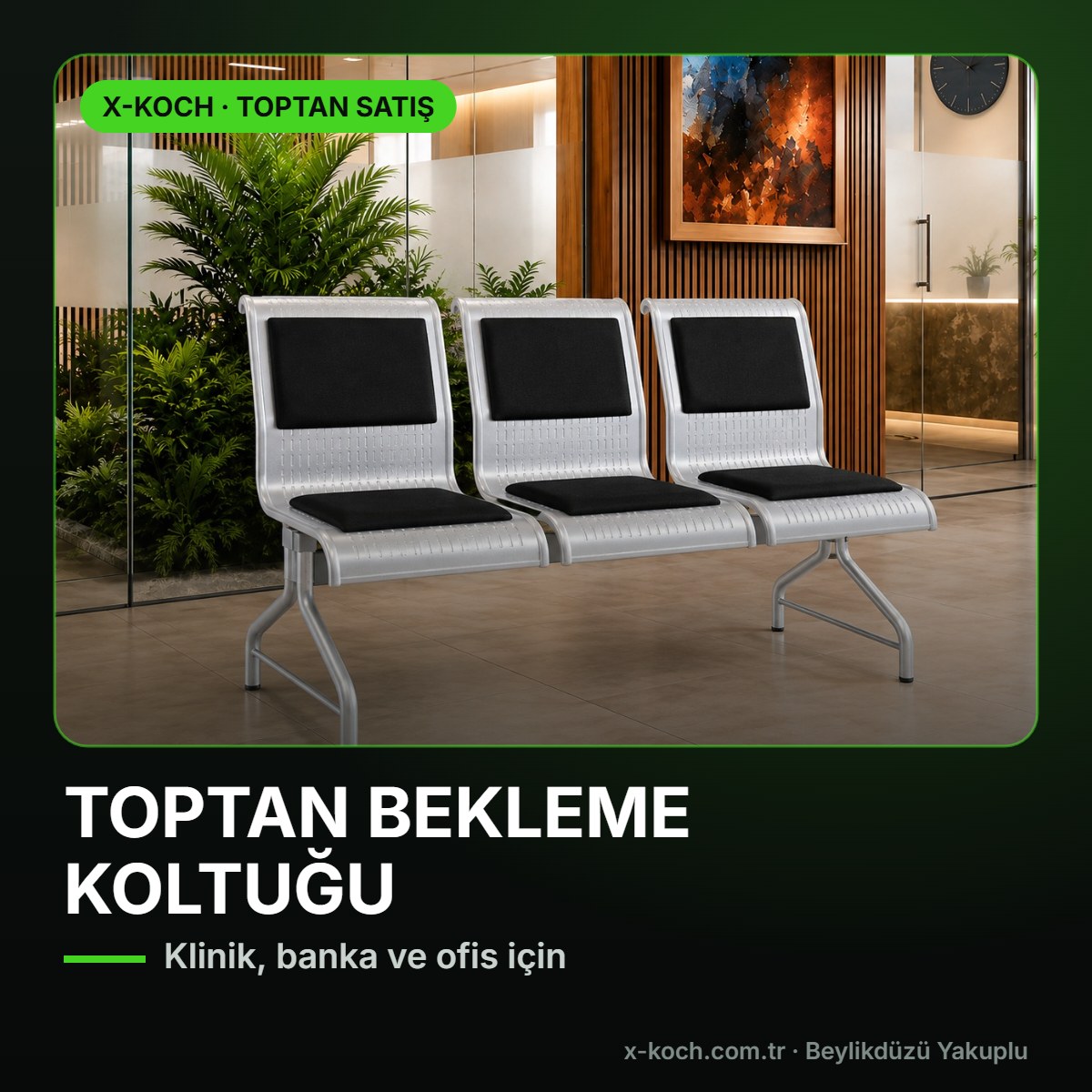 Bekleme Koltuğu Toptan: Üçlü Bekleme Koltuğu Seçimi ve Toplu Alım (2026)