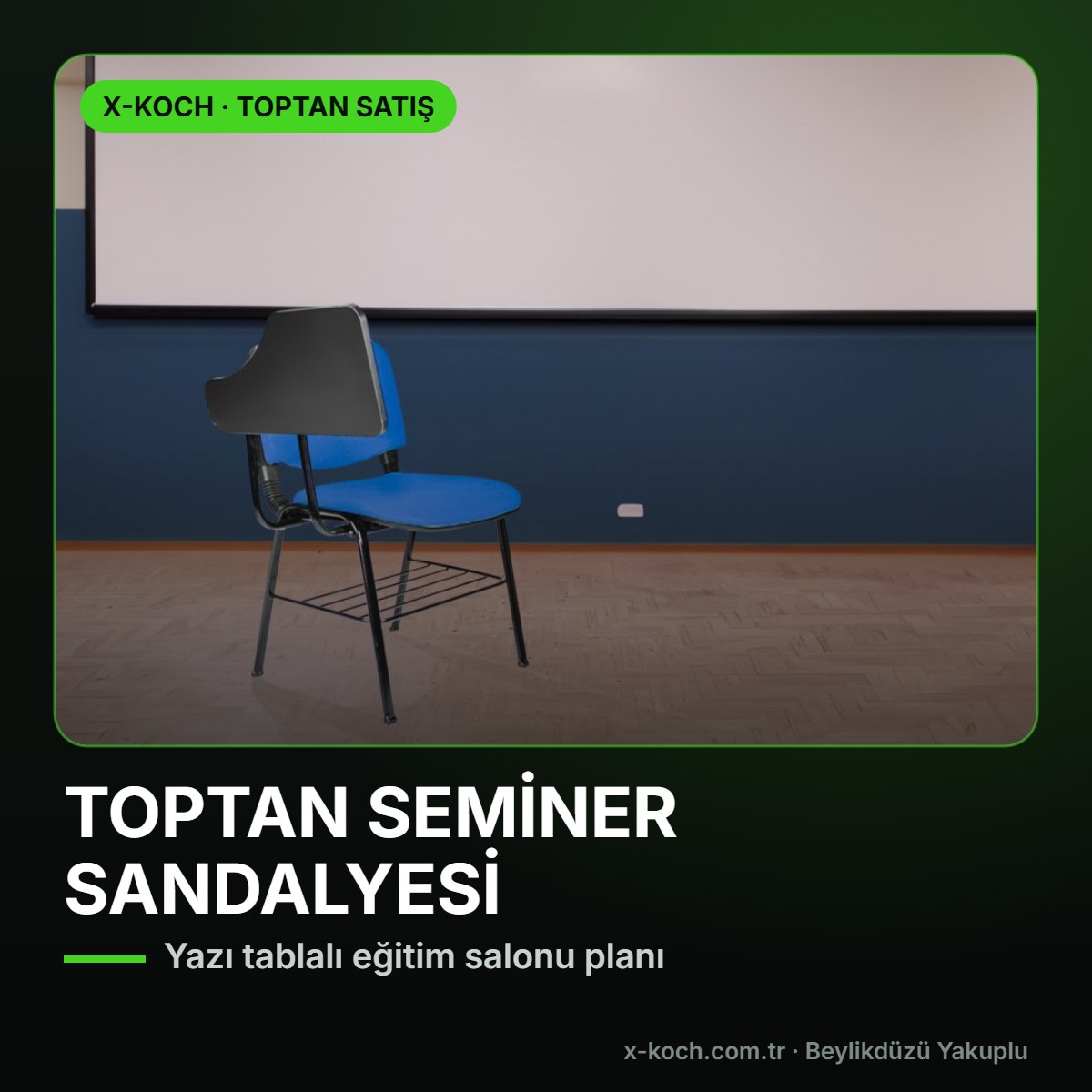 Seminer Sandalyesi Toptan: Yazı Tablalı ve Kolçaklı Eğitim Sandalyesi (2026)