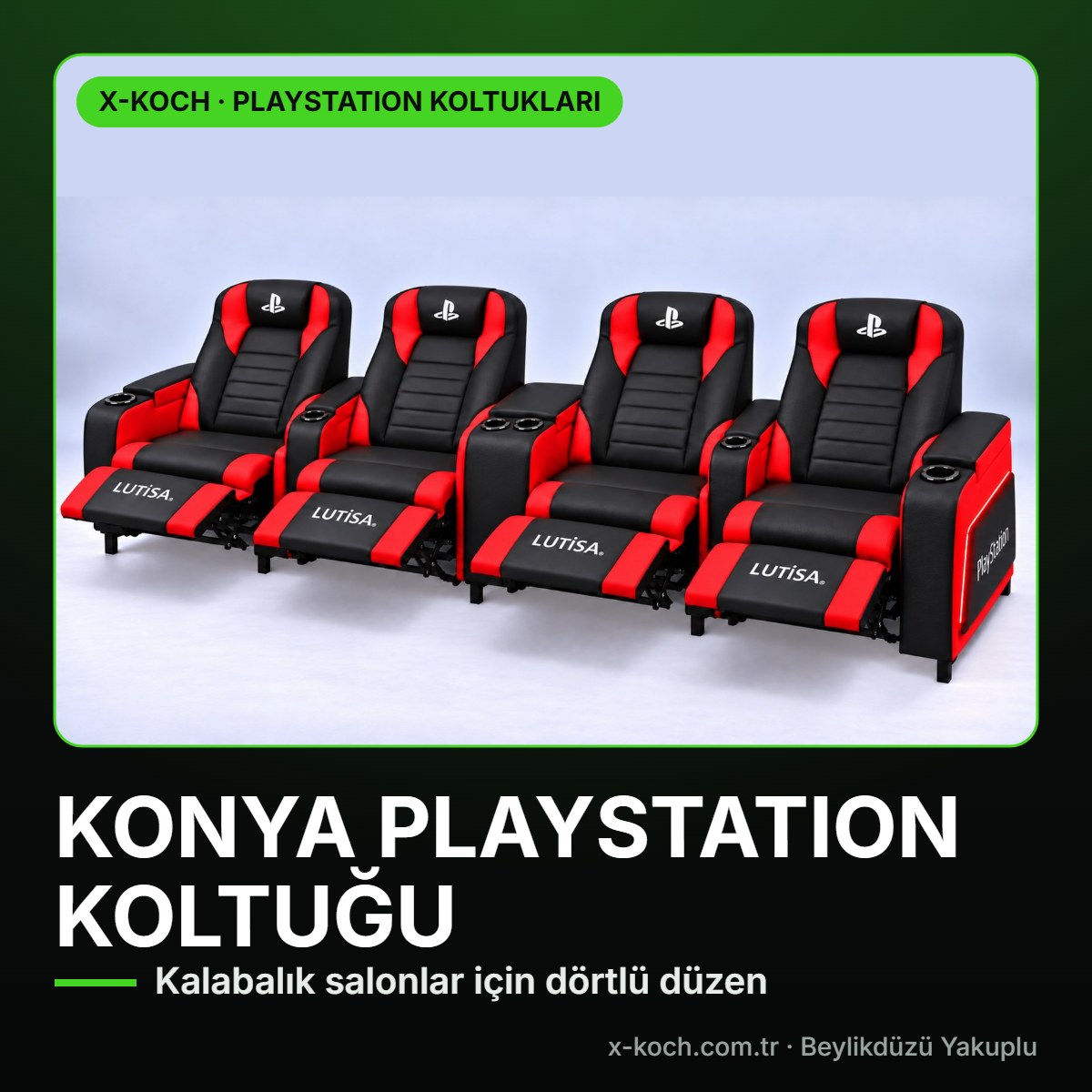 Konya PlayStation Koltuğu: Kalabalık Aile, Bütçe ve Sipariş Rehberi 2026