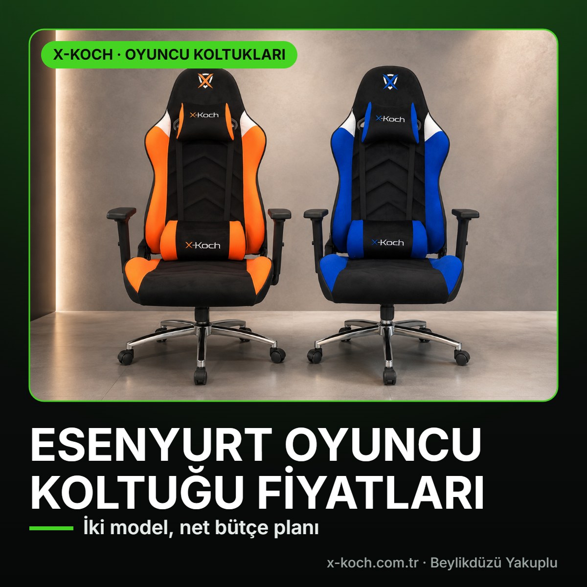 Esenyurt Oyuncu Koltuğu Fiyatları 2026: Bütçe Planı ve Model Seçimi
