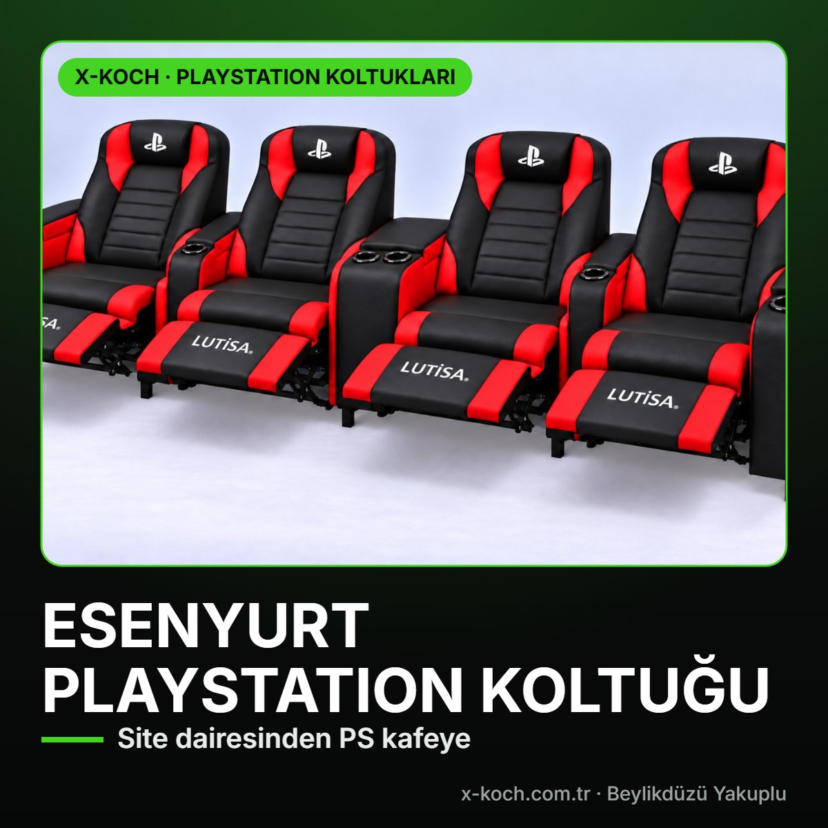 Esenyurt PlayStation Koltuğu: Site Dairesi ve PS Kafe İçin Model Rehberi
