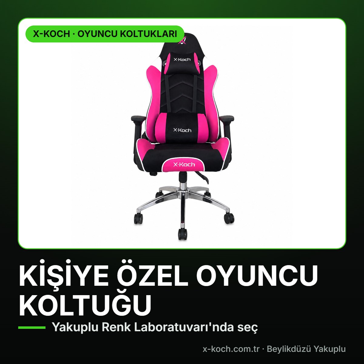 Beylikdüzü Kişiye Özel Oyuncu Koltuğu: Renk Laboratuvarı Rehberi 2026