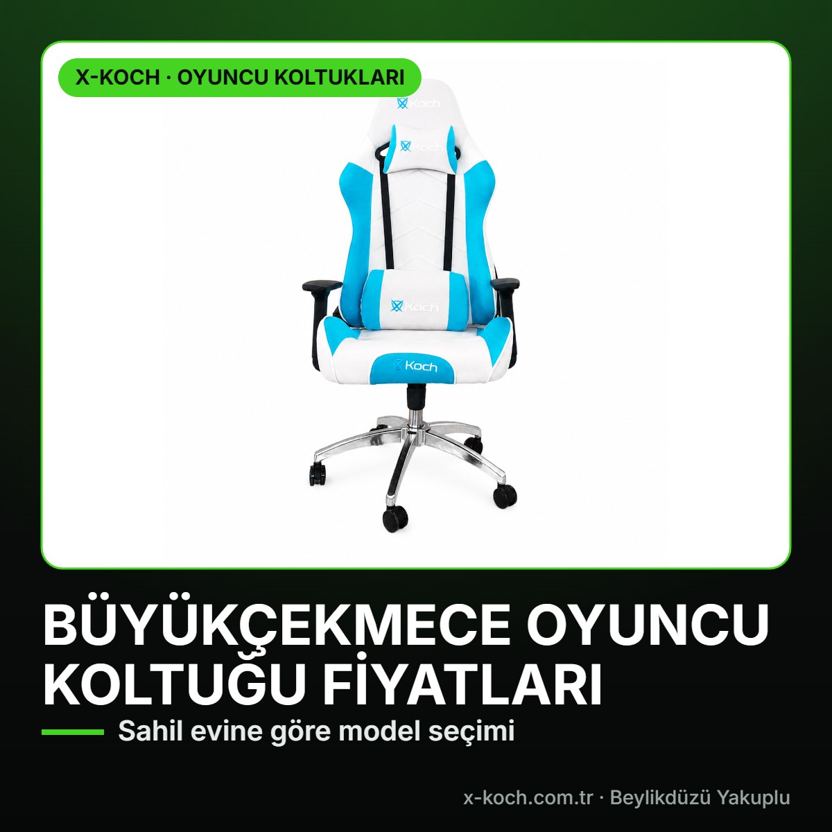 Büyükçekmece Oyuncu Koltuğu Fiyatları 2026: Sahil Evine Göre Model ve Kaplama