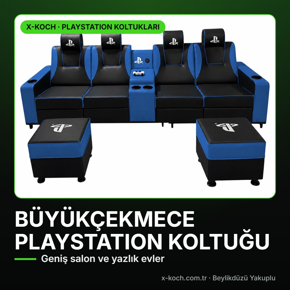 Büyükçekmece PlayStation Koltuğu: Geniş Salon ve Yazlık İçin 4'lü Rehber