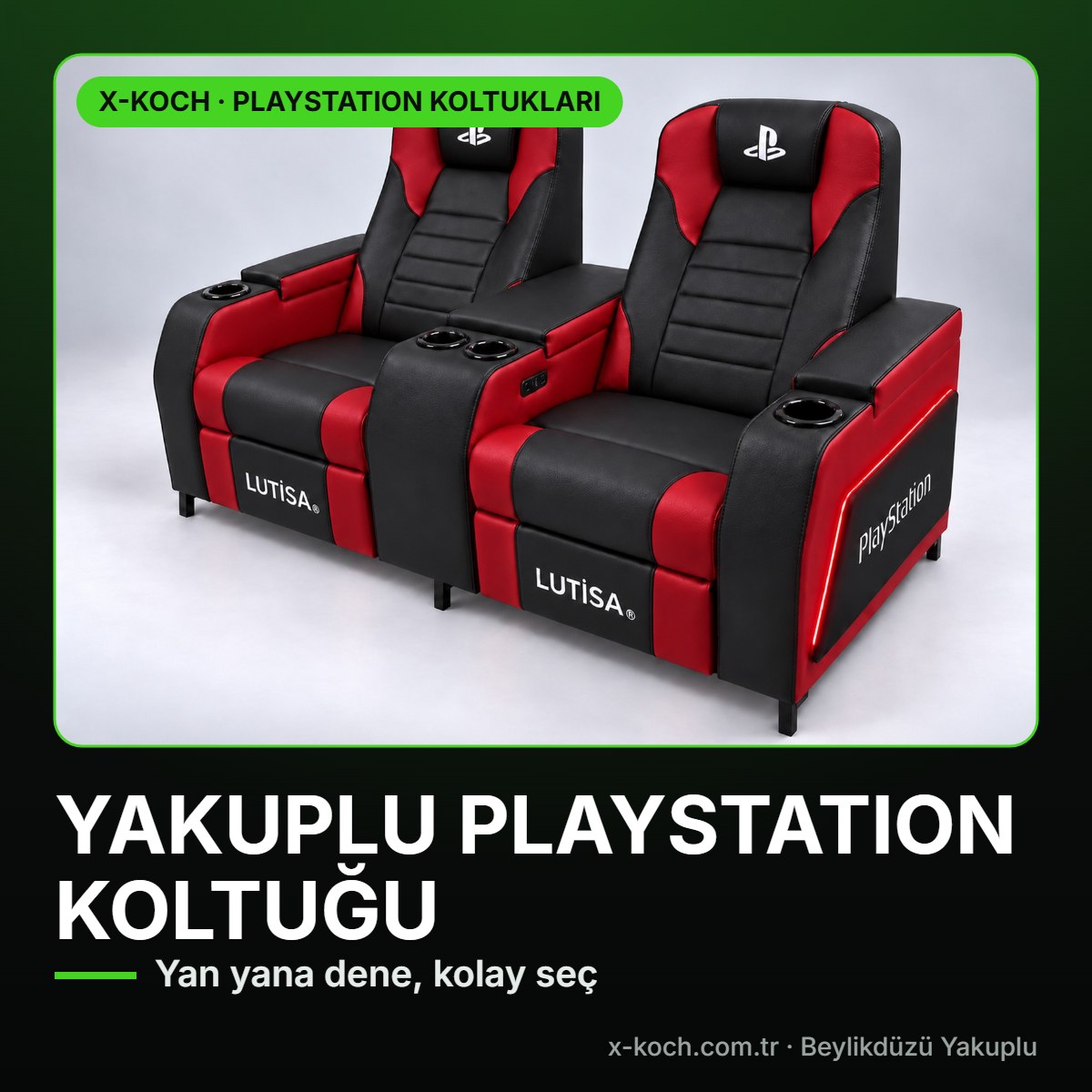 Yakuplu PlayStation Koltuğu: VIP ve LUTİSA BOSS'u Yan Yana Deneyin