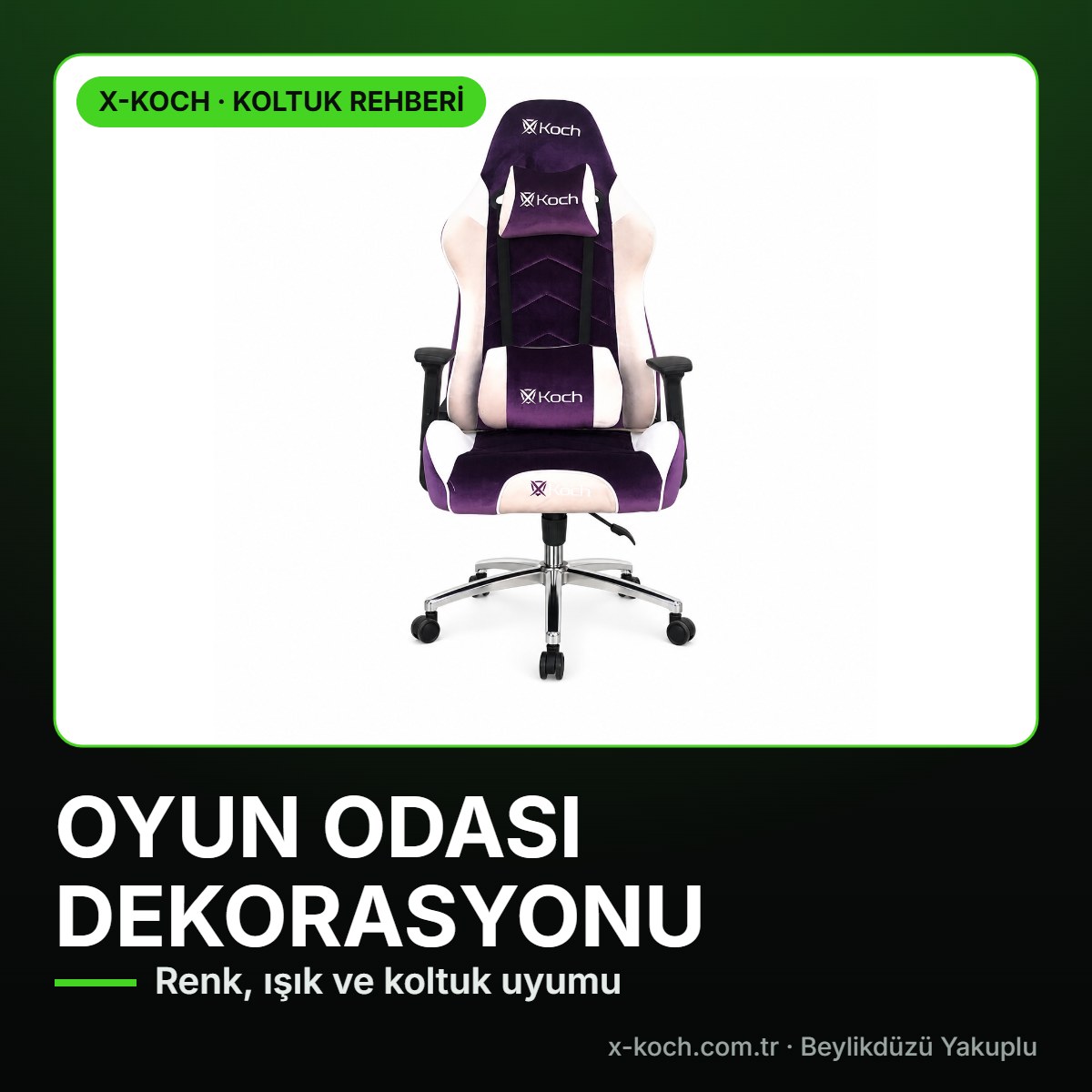Oyun Odası Dekorasyon Fikirleri 2026: Renk, Işık ve Koltuk Seçimi