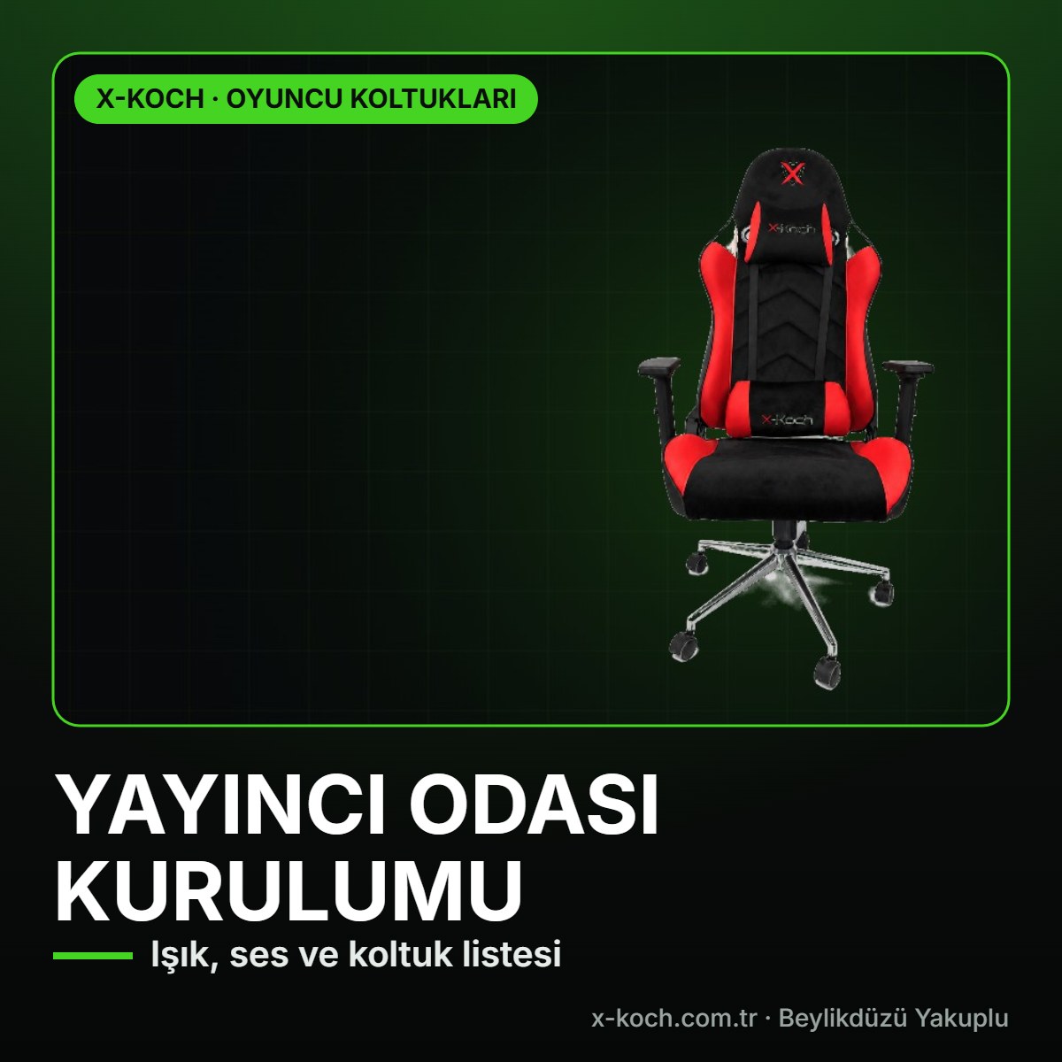 Yayıncı Odası Kurulumu: 2026 Ekipman Listesi, Işık, Ses ve Koltuk Seçimi