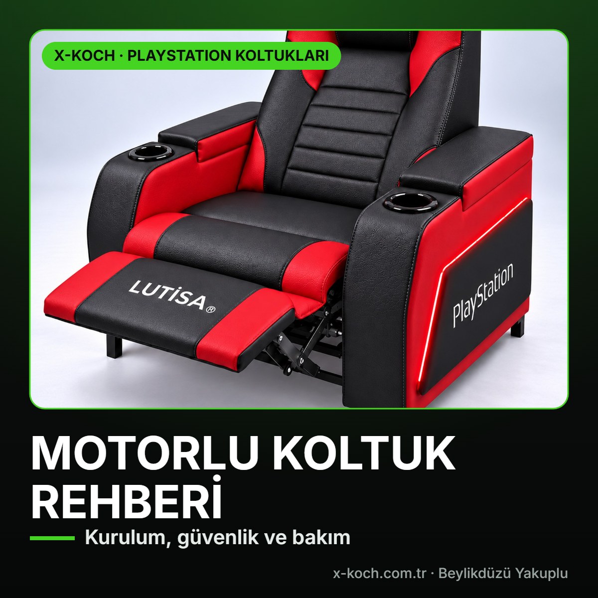 Motorlu PlayStation Koltuğu: Kullanım, Güvenlik ve Bakım Rehberi 2026