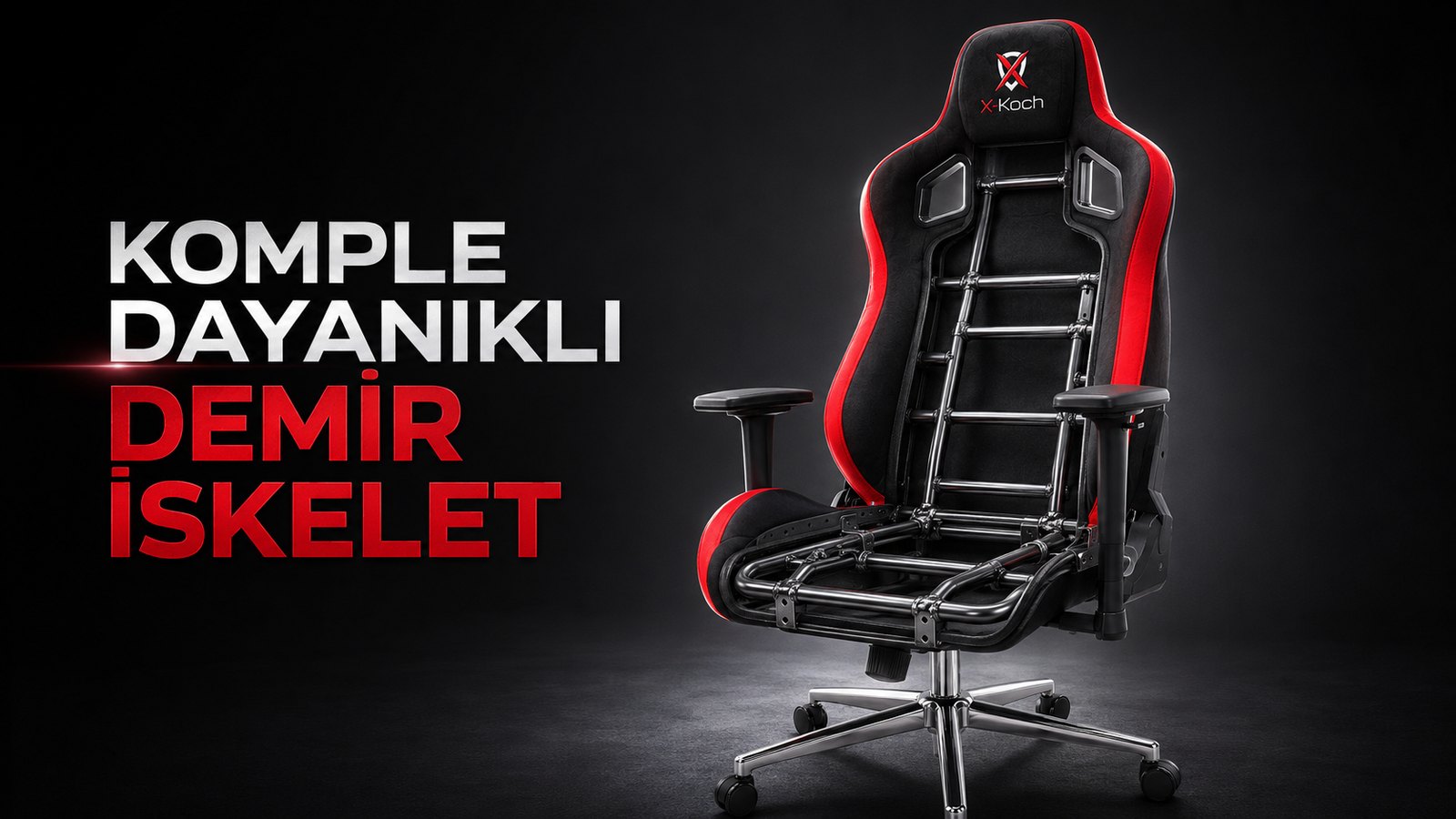ELF PRO Oyuncu Koltuğu - Komple dayanıklı demir iskelet
