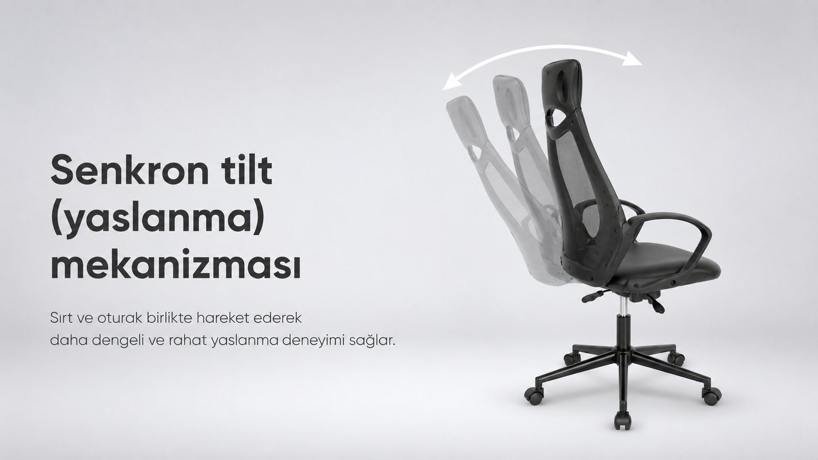 Lens Ofis Koltuğu - Senkron tilt mekanizması