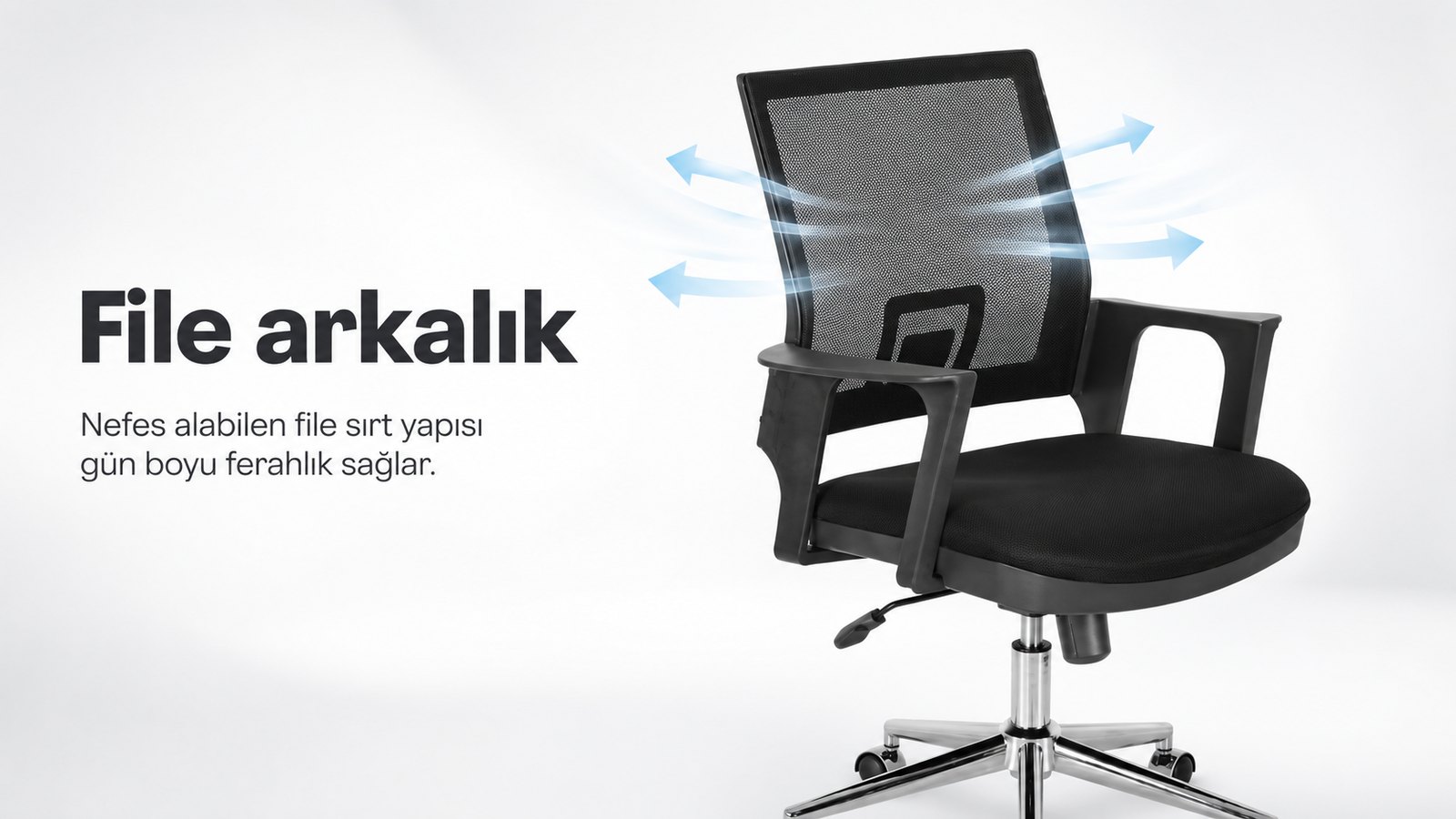 Rita Ofis Koltuğu - File arkalık