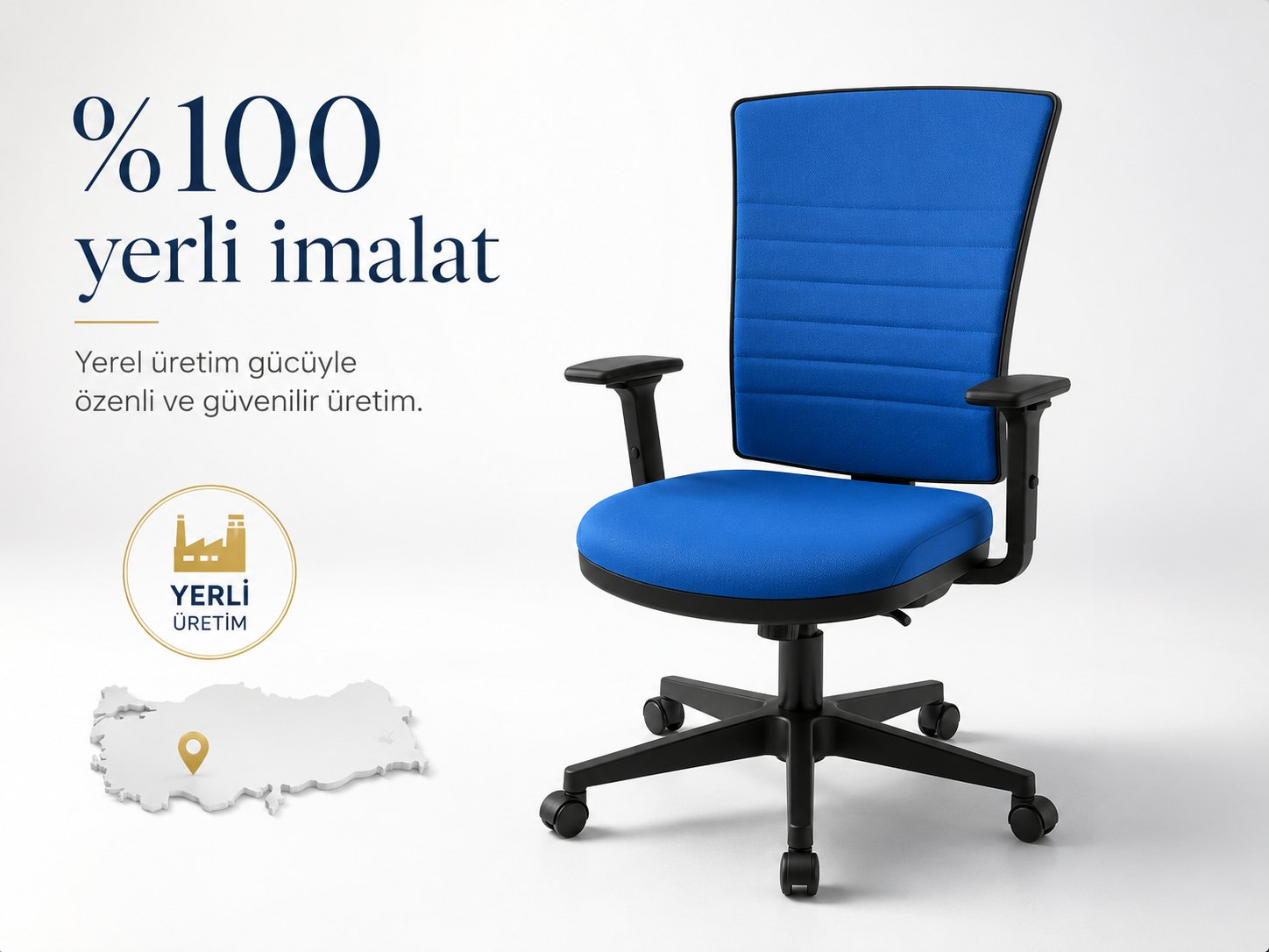 İbiza Ofis Koltuğu - %100 yerli imalat