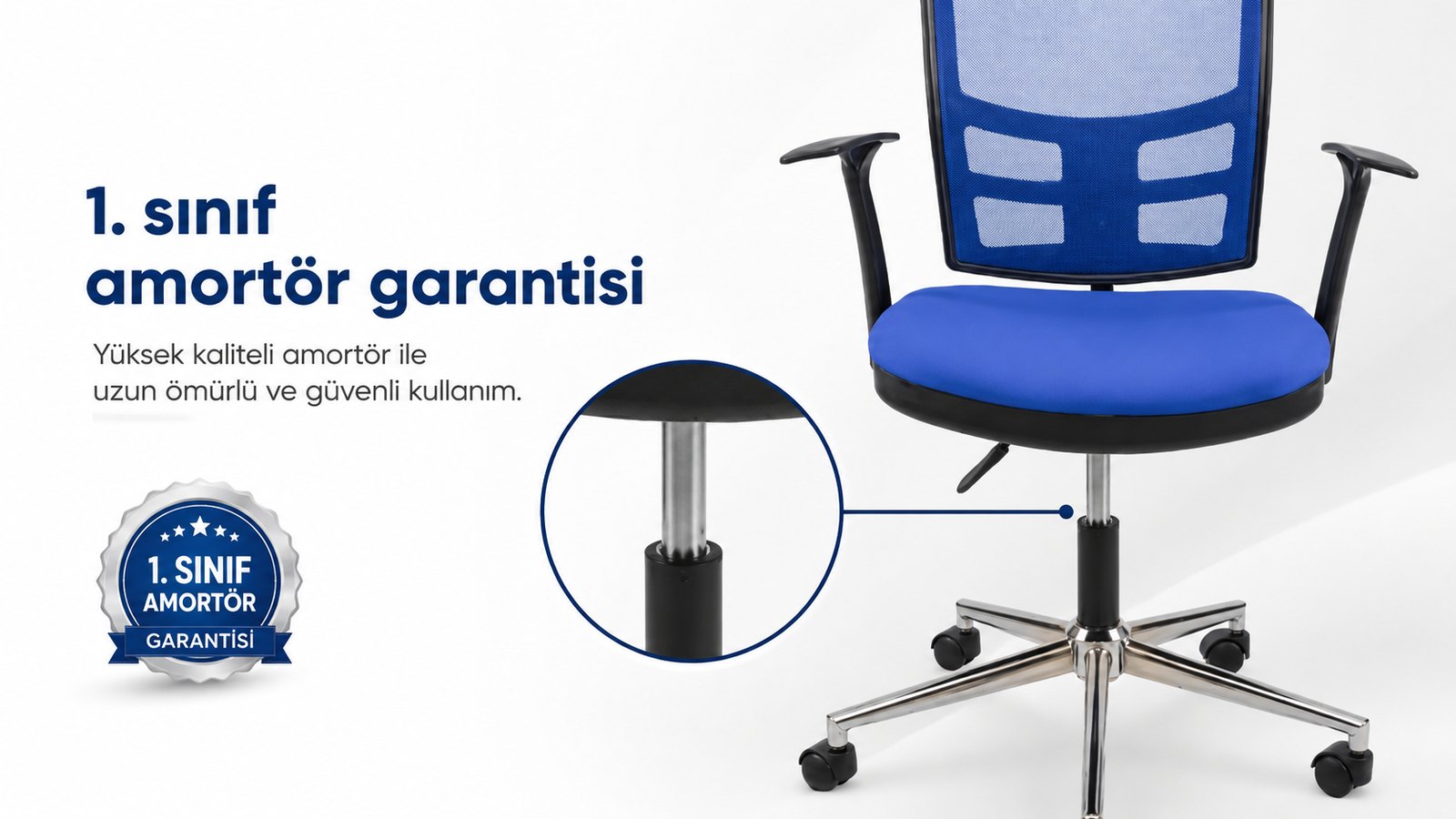 Seul Ofis Koltuğu - Gaz liftli yükseklik ayarı